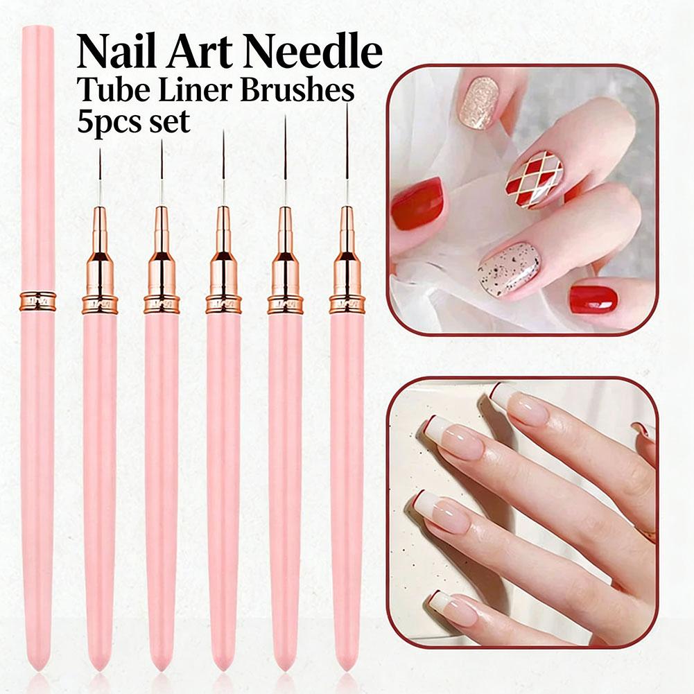 Brush Bristle Set - 5종 네일 아트 라이너 브러쉬 세트