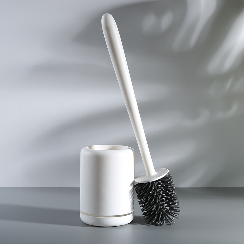 Brush Bristle Set - 화장실 브러시 세트 홀더 나일론/실리콘 강모