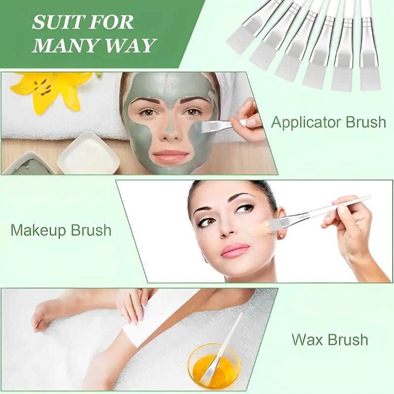 12 개/대 페이셜 마스크 브러쉬 부드러운 강모 투명  - Brush Bristle Set 리뷰 및 가격