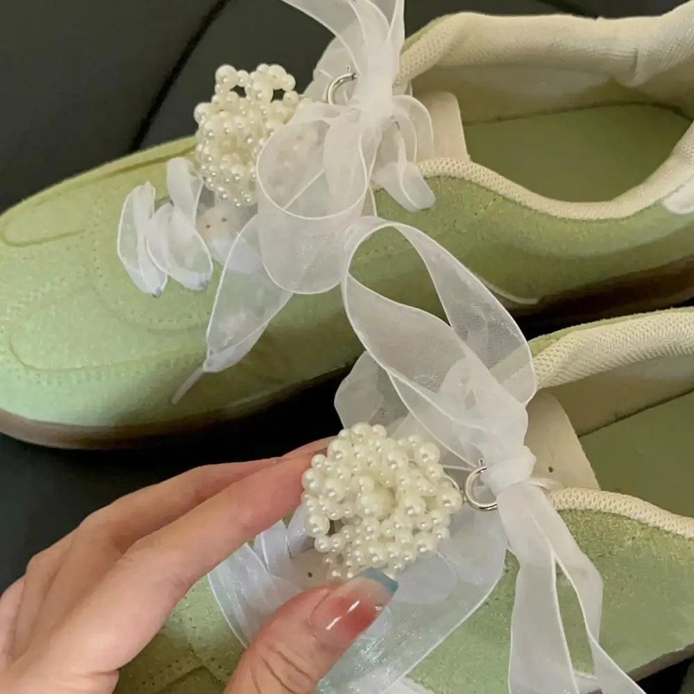 새로운 4cm 폭의 쉬폰 원사 신발끈 120cm 길이  - Lace Replacement Flat 리뷰 및 가격