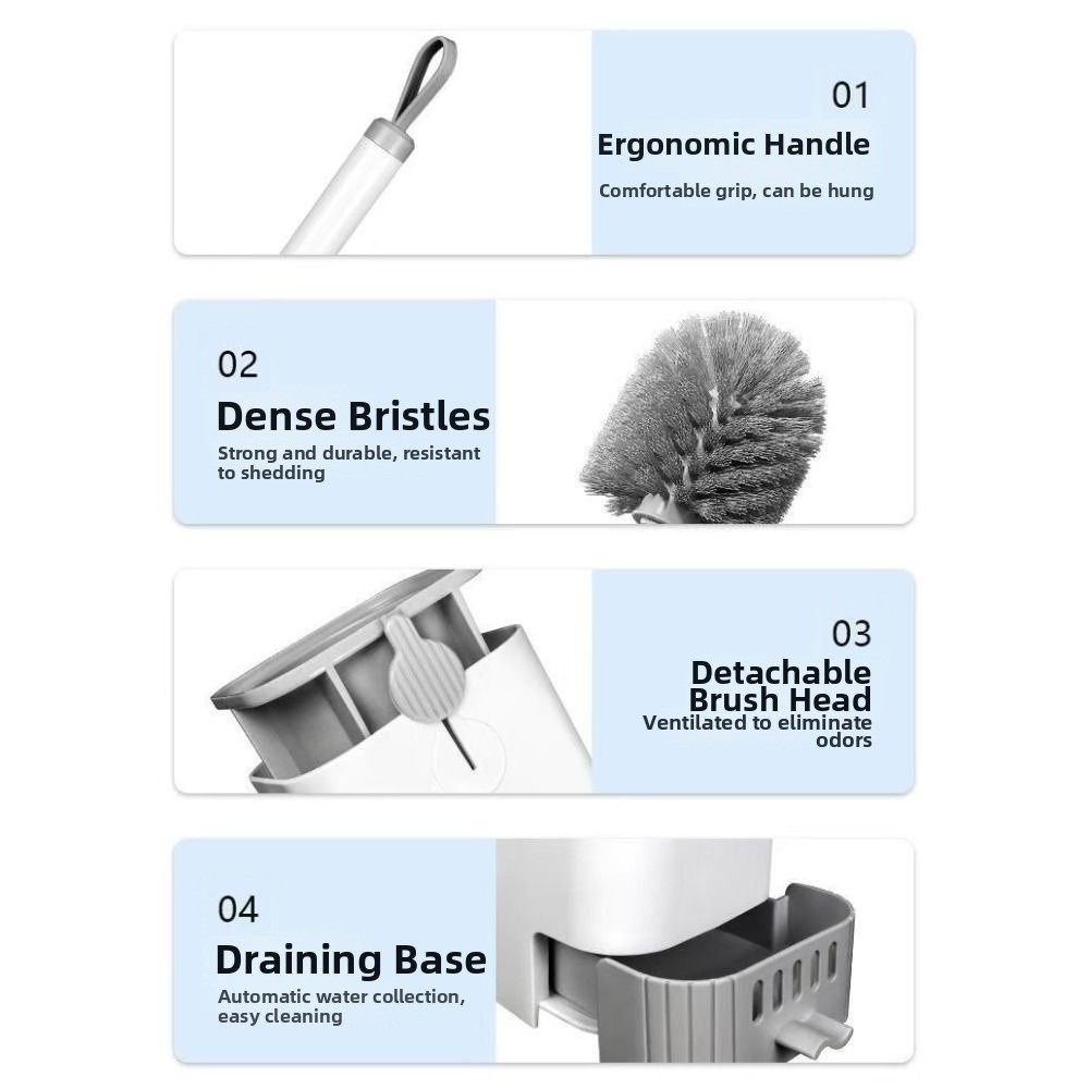 인체공학적 벽걸이형 변기솔 세트, 내구성 있는 솔모,  - Brush Bristle Set 리뷰 및 가격