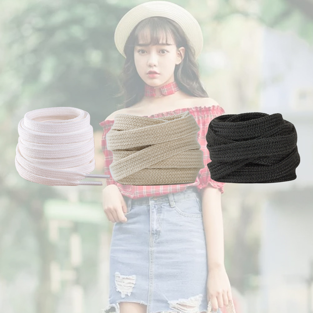 3쌍 신발끈 순색 플랫 클래식 디자인 스니커즈 캐주얼  - Lace Replacement Flat 리뷰 및 가격