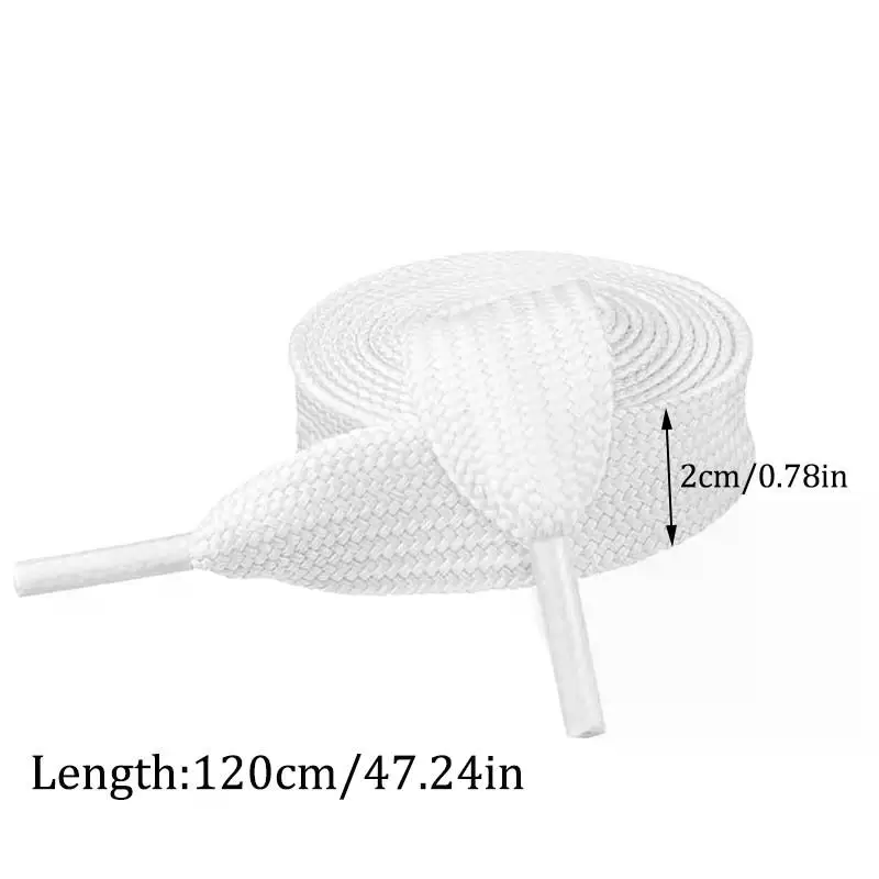 운동화용 2CM 폭의 두꺼운 신발끈 패션 색상이 변하지 - Lace Replacement Flat 리뷰 및 가격
